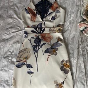Windsor Floral Tight Homecoming Dress